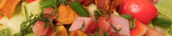 Yes, that is sweet potato, and yes, it was perfectly delicious