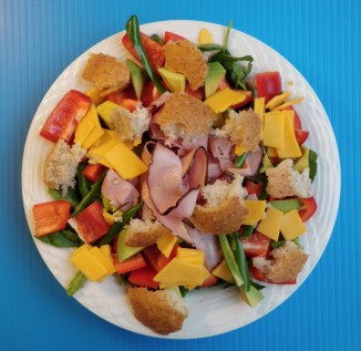 ham and cheese sandwich salad