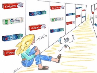 trauma in the toothpaste aisle