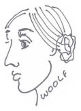 virginia woolf caricature