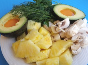 pineapple avocado salad