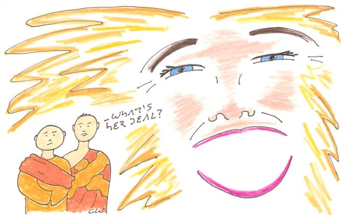 buddhism desire cartoon